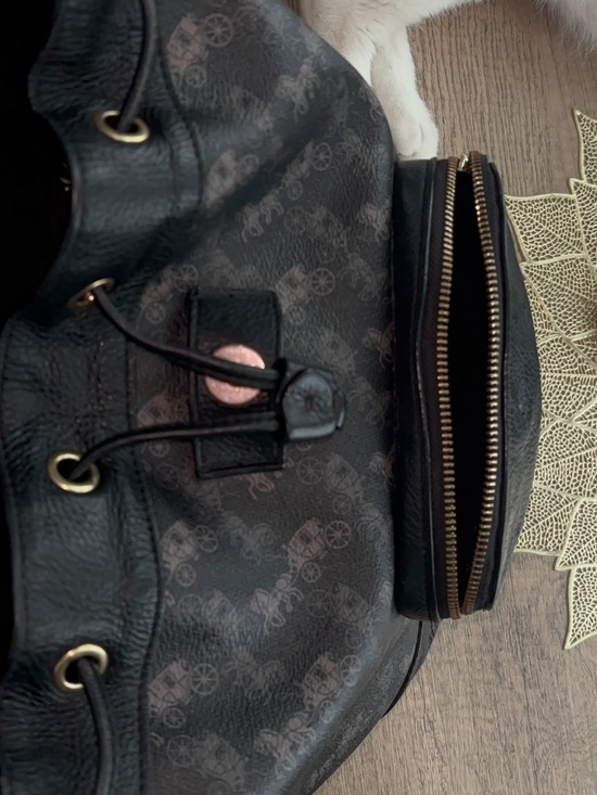 COACH JES Backpack with Horse & Carriage Print Black main image 4